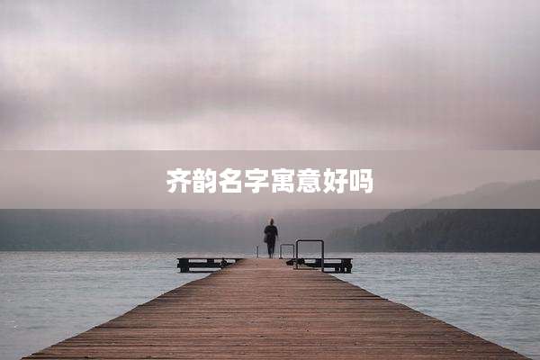 齐韵名字寓意好吗