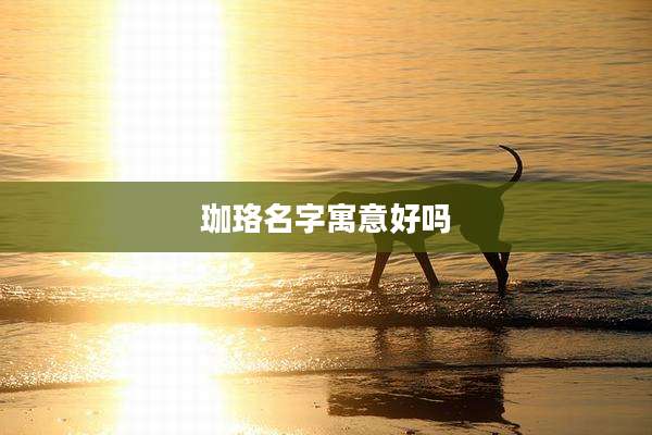 珈珞名字寓意好吗