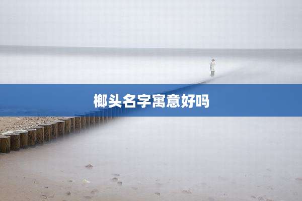 榔头名字寓意好吗