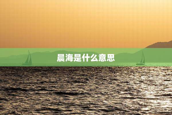 晨海是什么意思