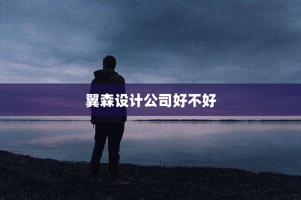 翼森设计公司好不好