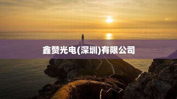 鑫赞光电(深圳)有限公司