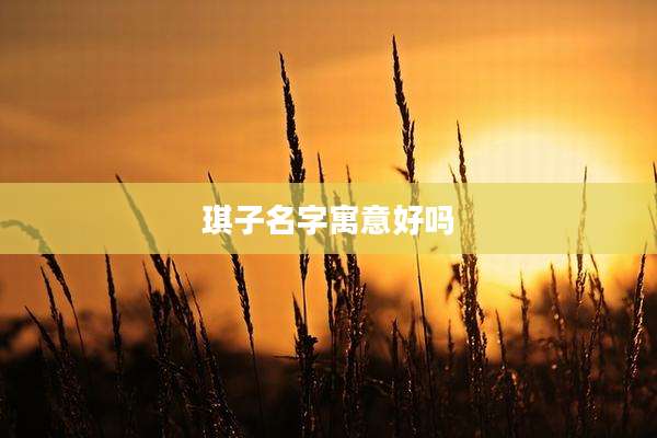 琪子名字寓意好吗