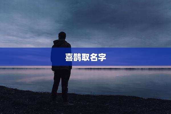 喜鹊取名字