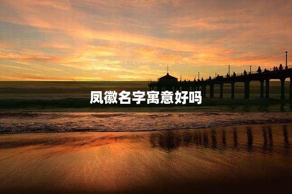 凤徽名字寓意好吗
