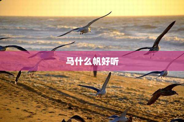 马什么帆好听
