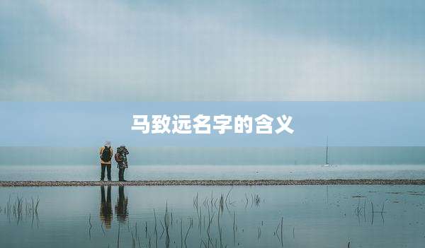 马致远名字的含义