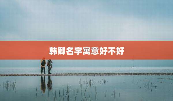 韩卿名字寓意好不好