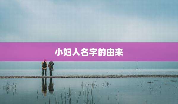 小妇人名字的由来