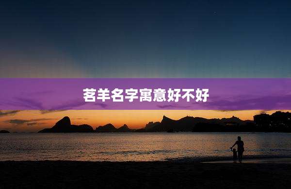 茗羊名字寓意好不好