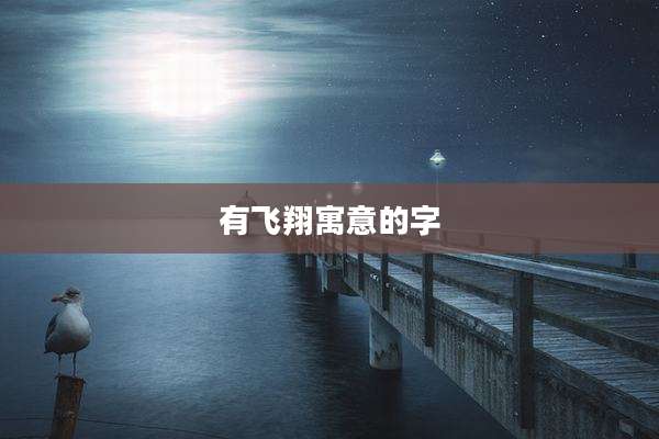 有飞翔寓意的字