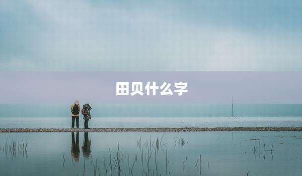 田贝什么字