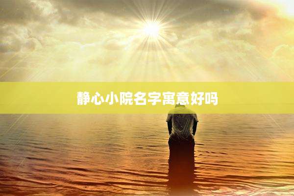 静心小院名字寓意好吗