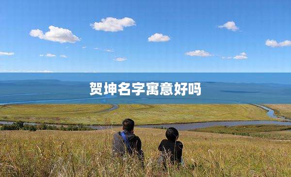 贺坤名字寓意好吗