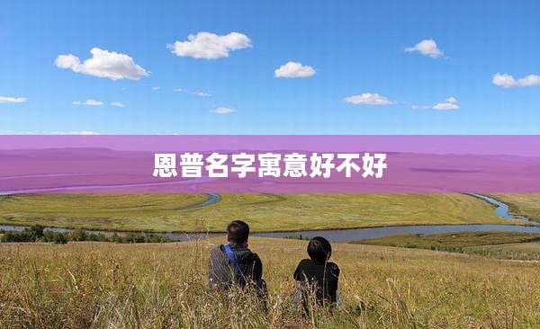 恩普名字寓意好不好