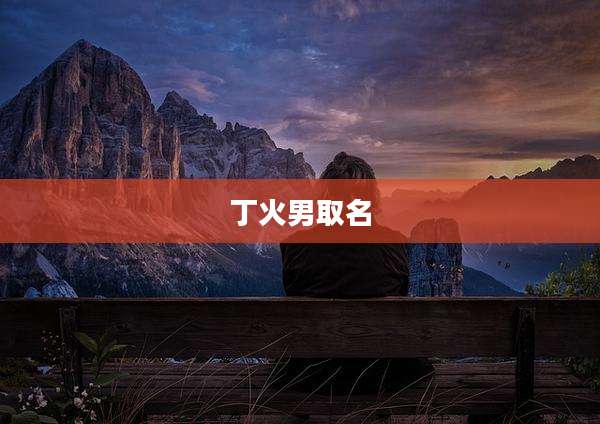丁火男取名
