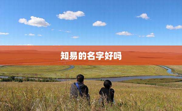 知易的名字好吗