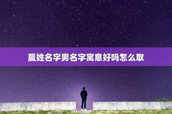 嬴姓名字男名字寓意好吗怎么取
