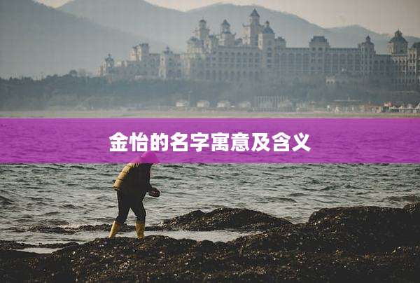 金怡的名字寓意及含义