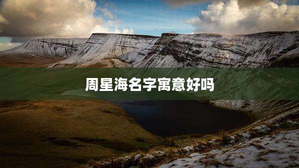 周星海名字寓意好吗