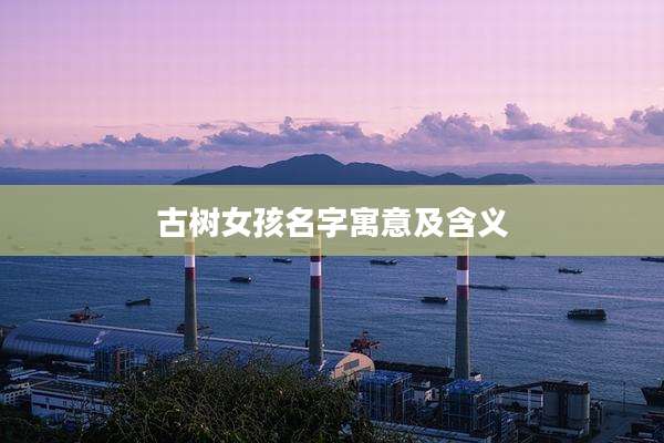 古树女孩名字寓意及含义