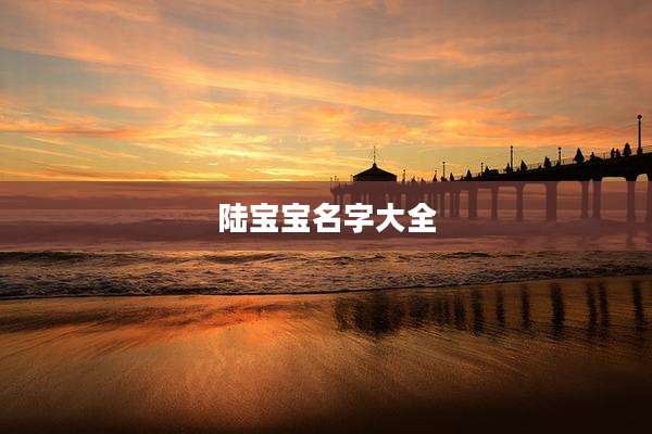 陆宝宝名字大全
