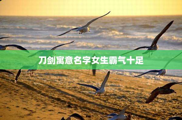刀剑寓意名字女生霸气十足