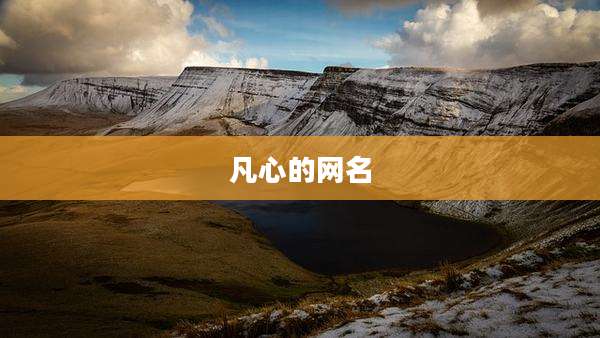 凡心的网名