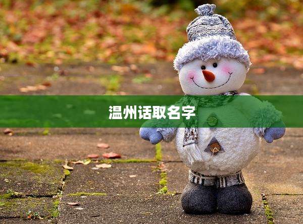 温州话取名字