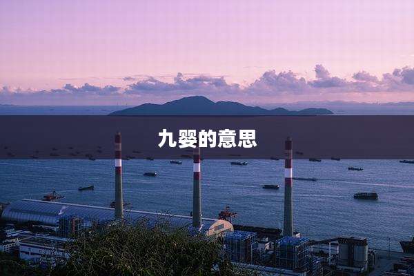 九婴的意思