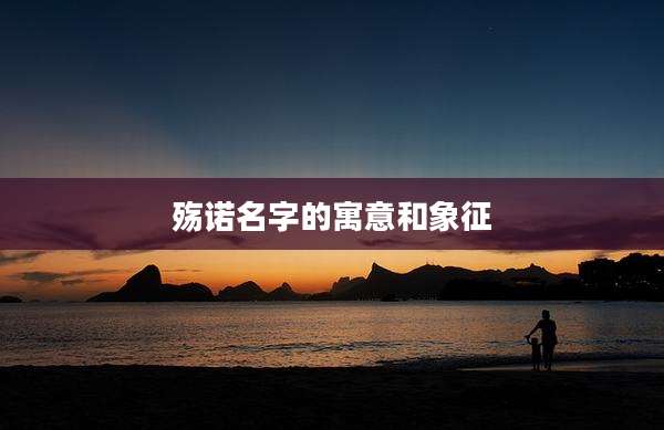 殇诺名字的寓意和象征