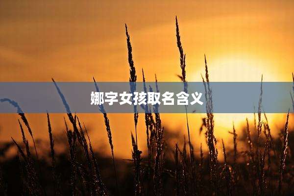 娜字女孩取名含义