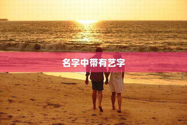 名字中带有艺字