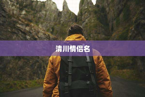 清川情侣名