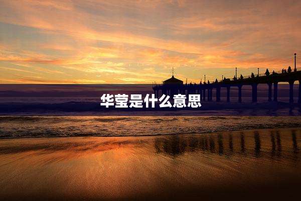 华莹是什么意思