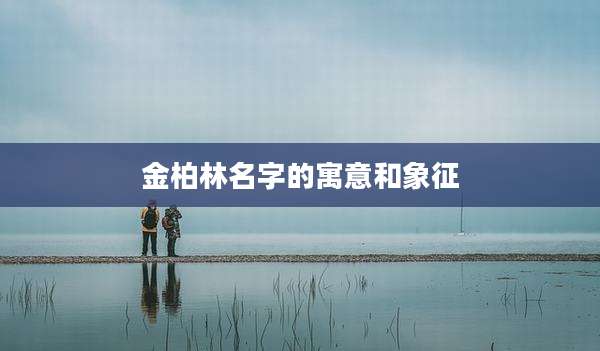 金柏林名字的寓意和象征
