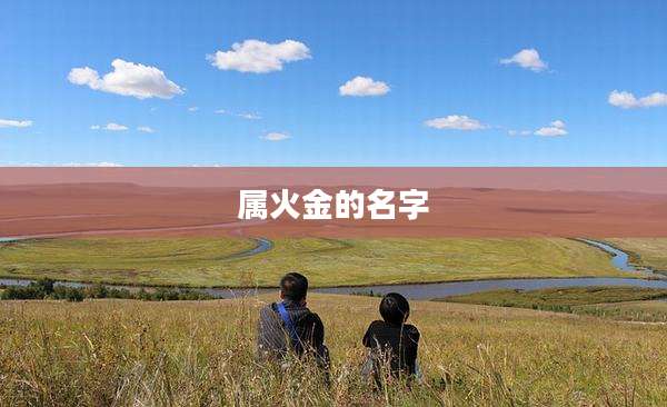 属火金的名字