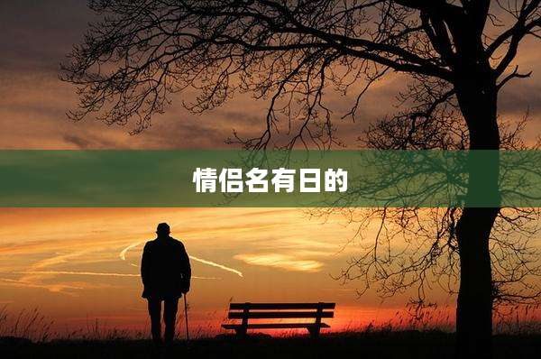 情侣名有日的