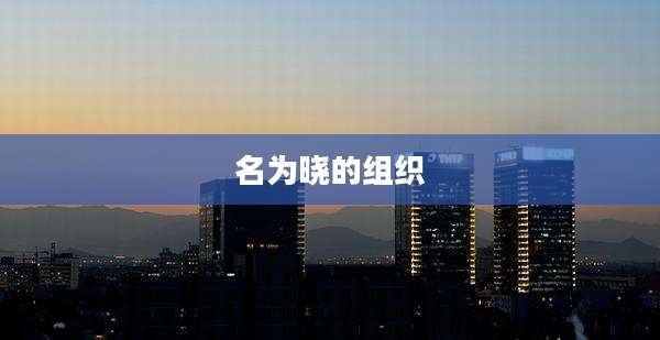 名为晓的组织