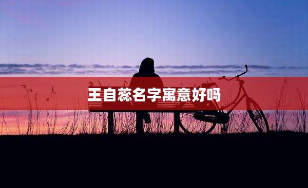 王自蕊名字寓意好吗