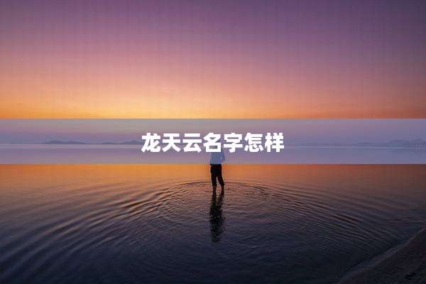 龙天云名字怎样
