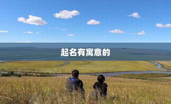 起名有寓意的