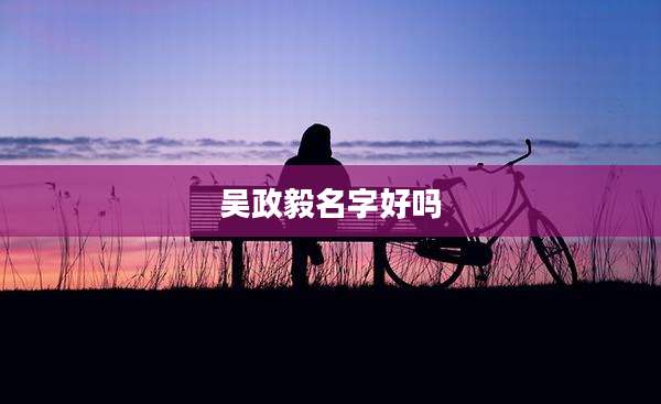 吴政毅名字好吗