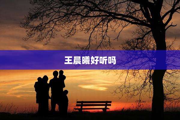 王晨曦好听吗