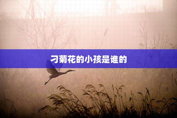 刁菊花的小孩是谁的