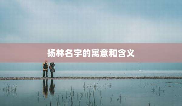 扬林名字的寓意和含义
