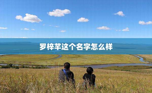 罗梓芊这个名字怎么样