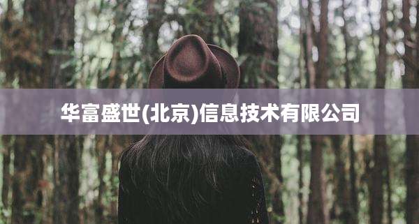 华富盛世(北京)信息技术有限公司
