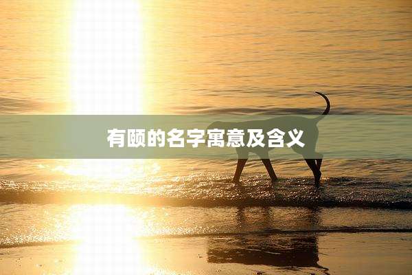 有颐的名字寓意及含义