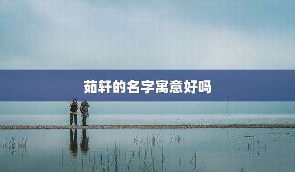 茹轩的名字寓意好吗